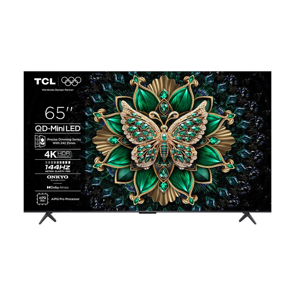 TCL 65" 65C6K Premium QD-Mini LED, Up To HDR-512 TV (2025)