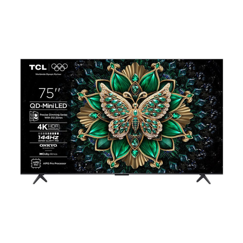 TCL 75" 75C6K Premium QD-Mini LED, Up To HDR-512 TV (2025)