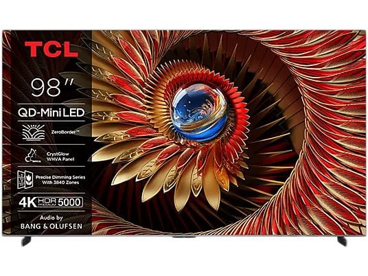 TCL 98C8K 98" Smart 4K QD-Mini LED with Satellite Receiver and Google TV
