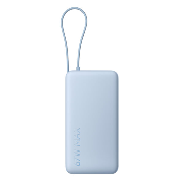Xiaomi 67W Power Bank 20000 (Integrated Cable) Ice Blue - BHR08O8GL