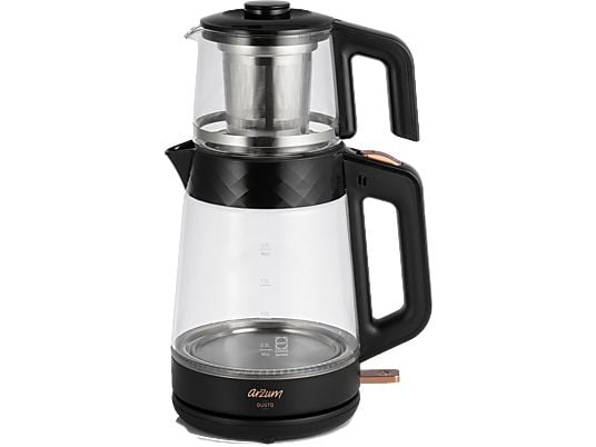 ARZUM AR3101-CC Gusto 1900W Tea Maker Black