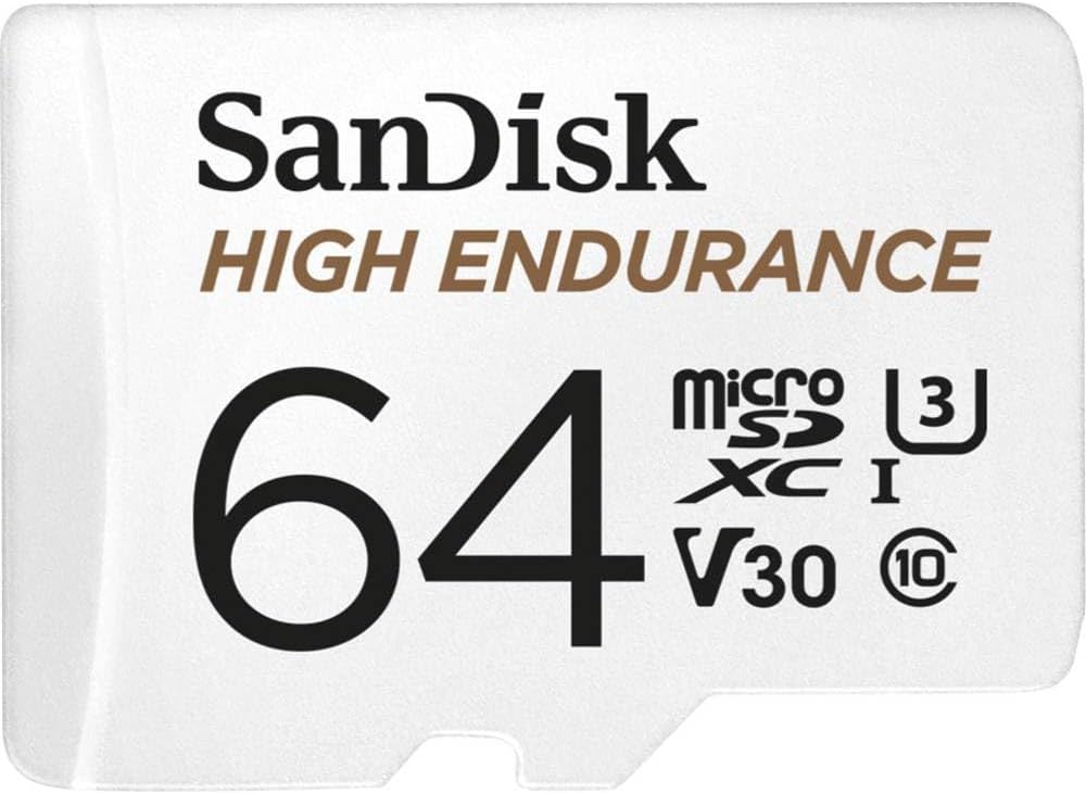 SanDisk High Endurance 100MBs Micro SDXC Card with Adapter 64GB SDSQQNR-064G