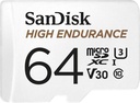 SanDisk High Endurance 100MBs Micro SDXC Card with Adapter 64GB SDSQQNR-064G