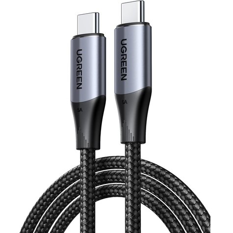 UGREEN USB-C 3.1 GEN2 Erkek-Erkek 5A Veri Kablosu 1m