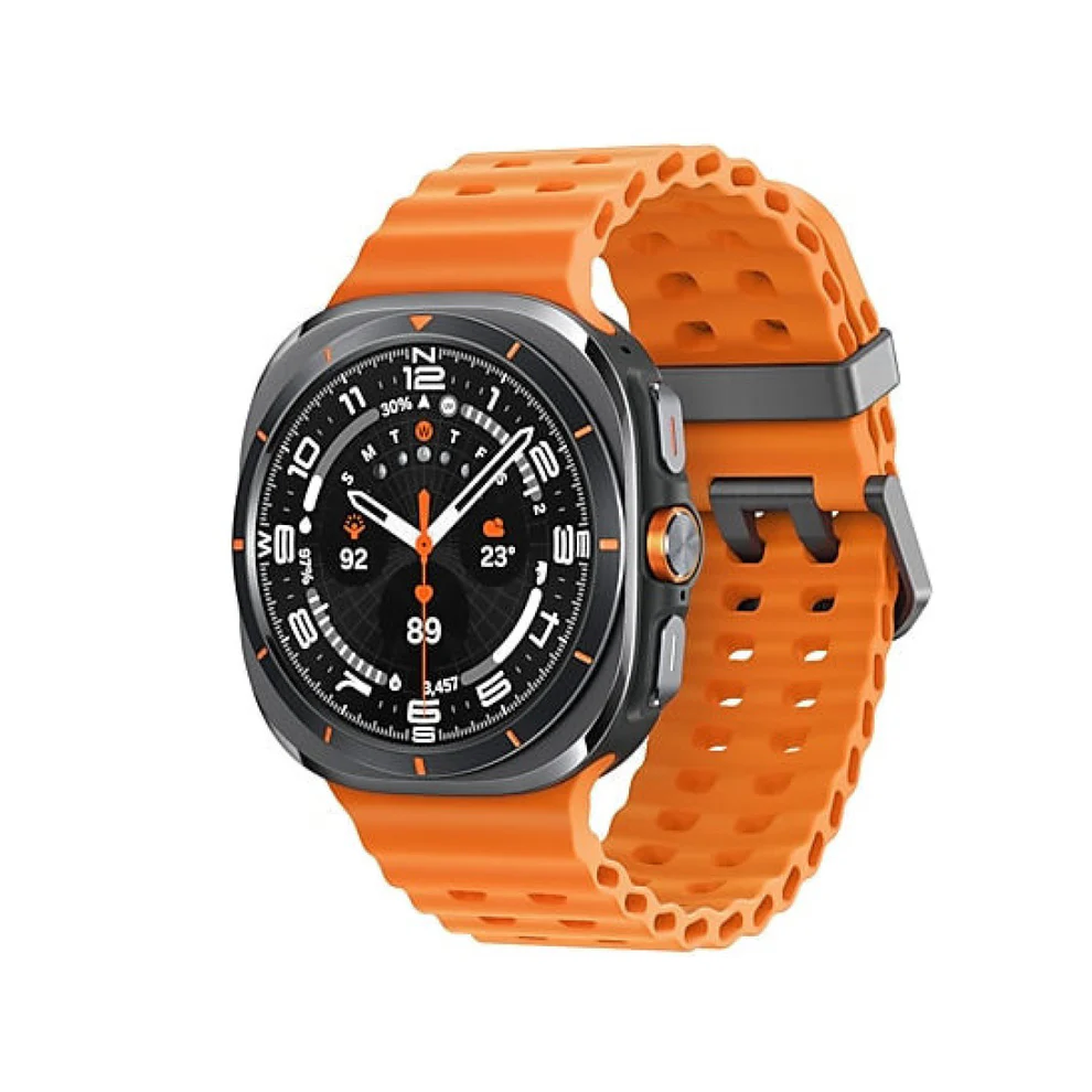 Samsung Galaxy Watch Ultra 47mm LTE Titanyum Gri/Turuncu Kayış