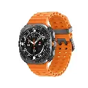 Samsung Galaxy Watch Ultra 47mm LTE Titanyum Gri/Turuncu Kayış
