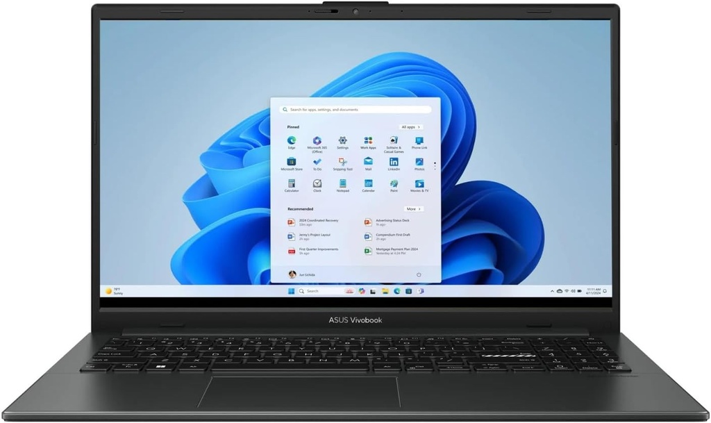 ASUS Vivobook Go 15.6" Laptop Intel i3-N305 8GB 256GB Windows 11 Home Gümüş E1504GA-WS35