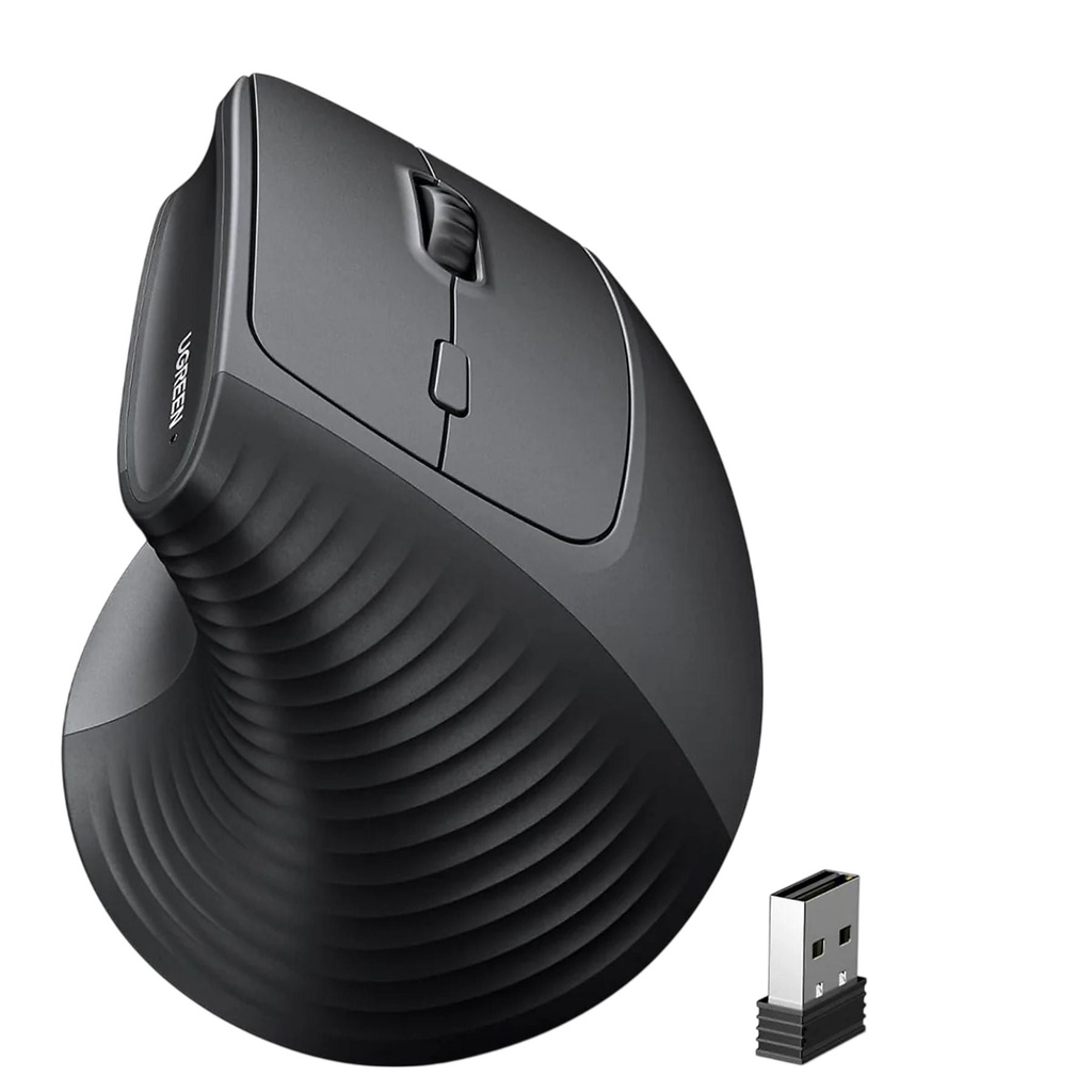 UGREEN 2.4G Wireless Vertical Mouse Ergonomic Design 6 Buttons Prevents Mouse M571-55916