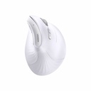 Ugreen Vertical Ergonomic Wireless Mouse (BT 5.0+2.4G) 6 Buttons White 45759 MU008