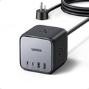 Ugreen 65W Güç Şeridi DigiNest Cube GaN Uzatma USB C Fiş 7'si 1 Arada CD268-90906