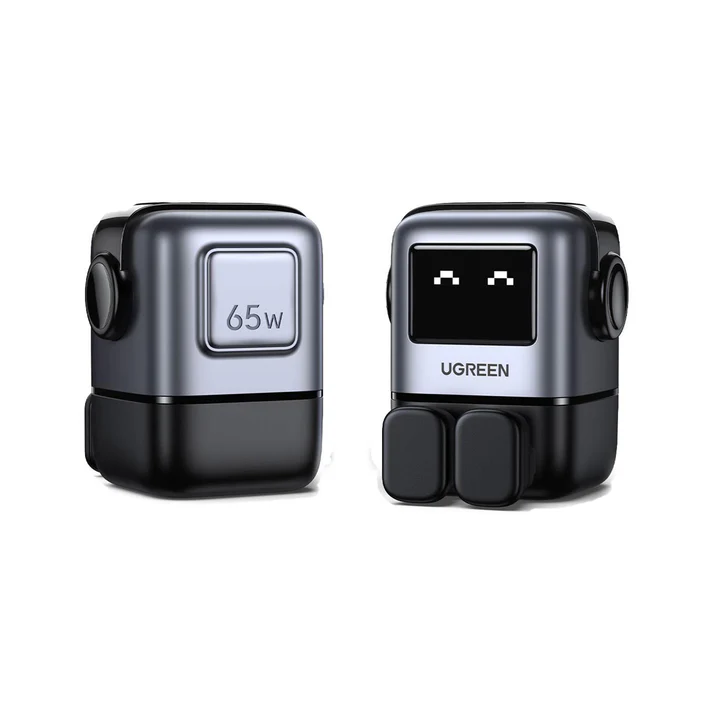 UGREEN Nexode RG 65W 3 Portlu GaN Hızlı Şarj Cihazı 2 USB-C ve 1 USB-A Siyah CD361 25686