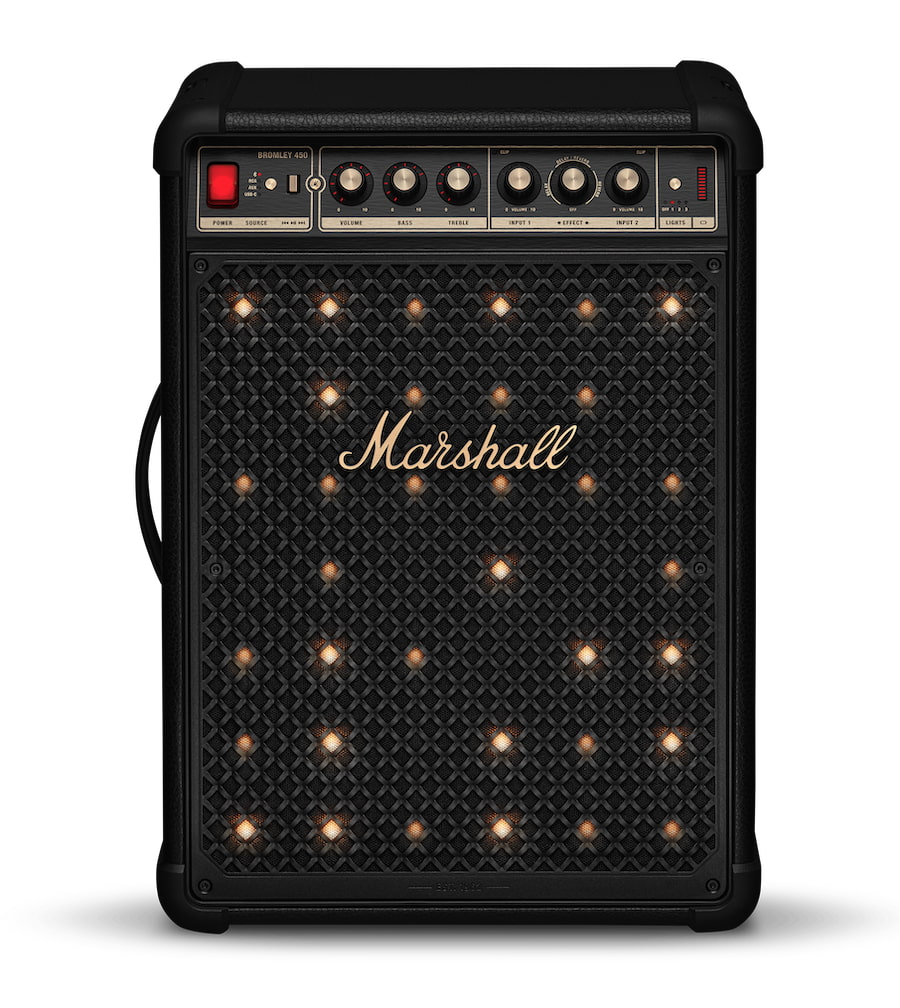 Marshall Bromley 450 Bluetooth Parti Hoparlörü Siyah ve Pirinç - ZD.1008199