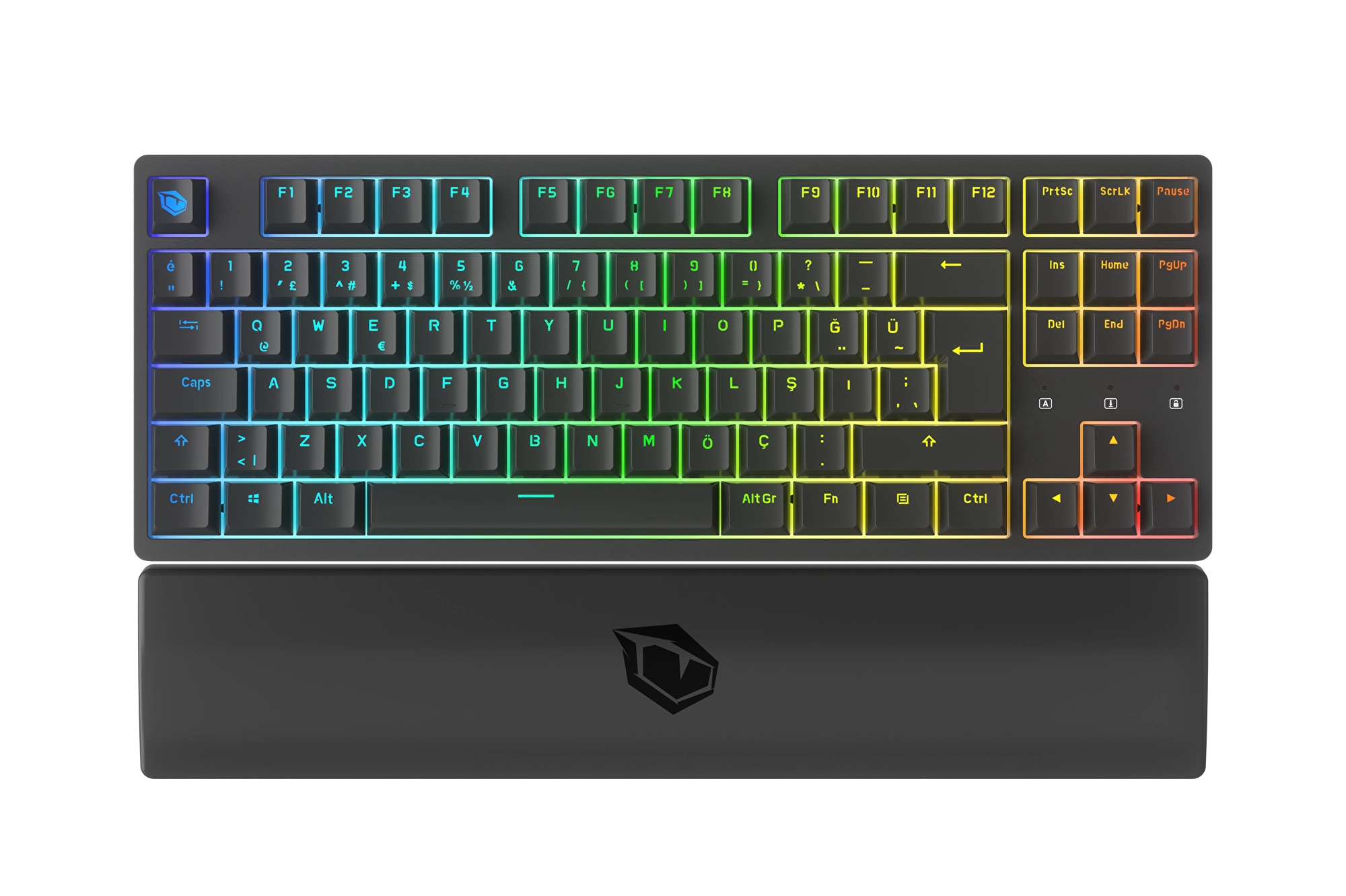 Monster Pusat Rapid Pro Mechanical RGB Gaming Keyboard - Black