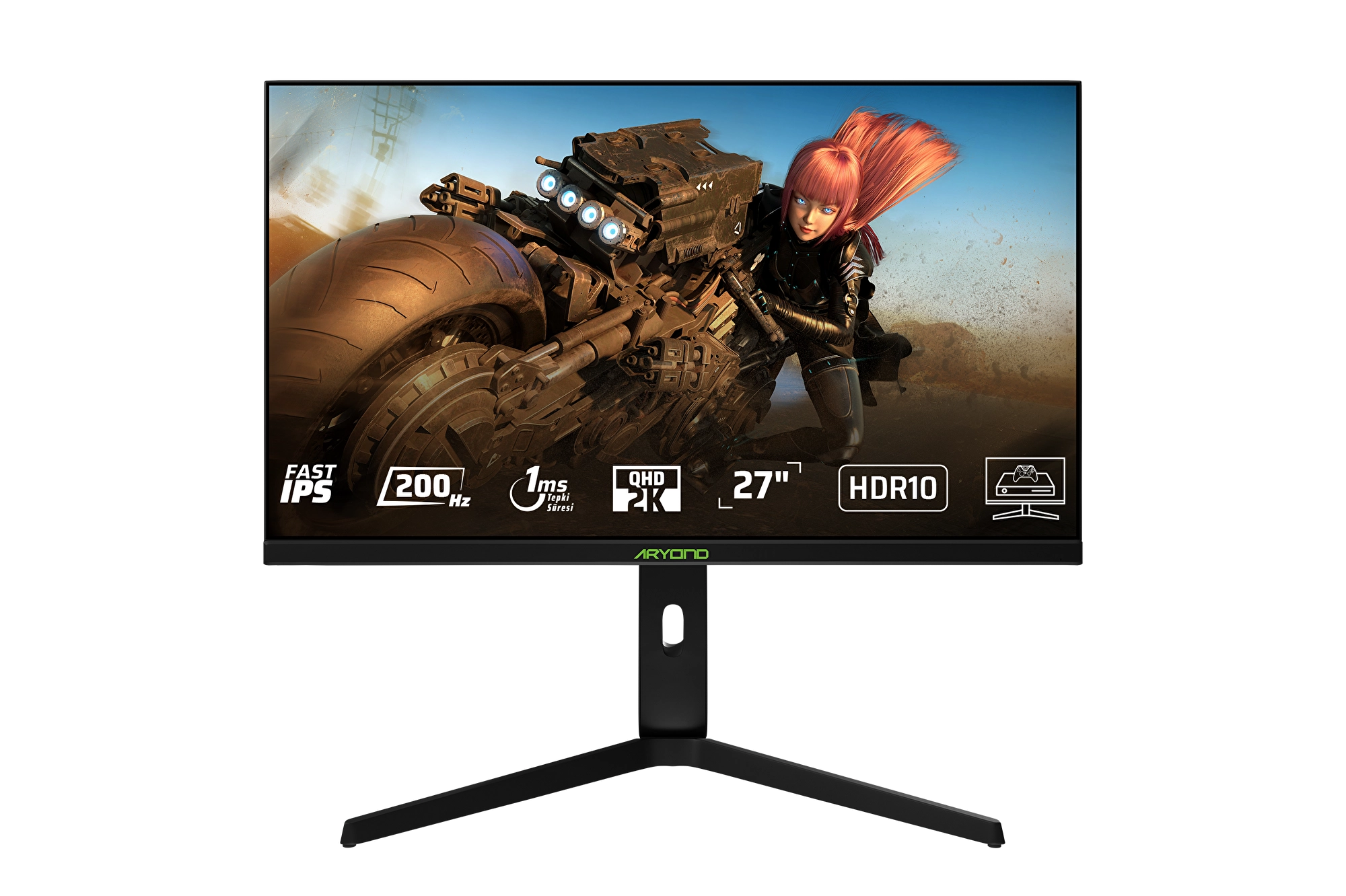 Monster Aryond A27F V1 27" 200Hz QHD Oyuncu Monitörü - Siyah