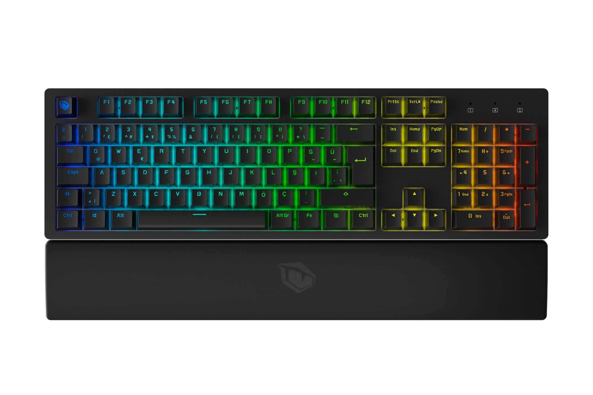 Monster Pusat Rapid Ultra Mekanik RGB Oyuncu Klavyesi - Siyah