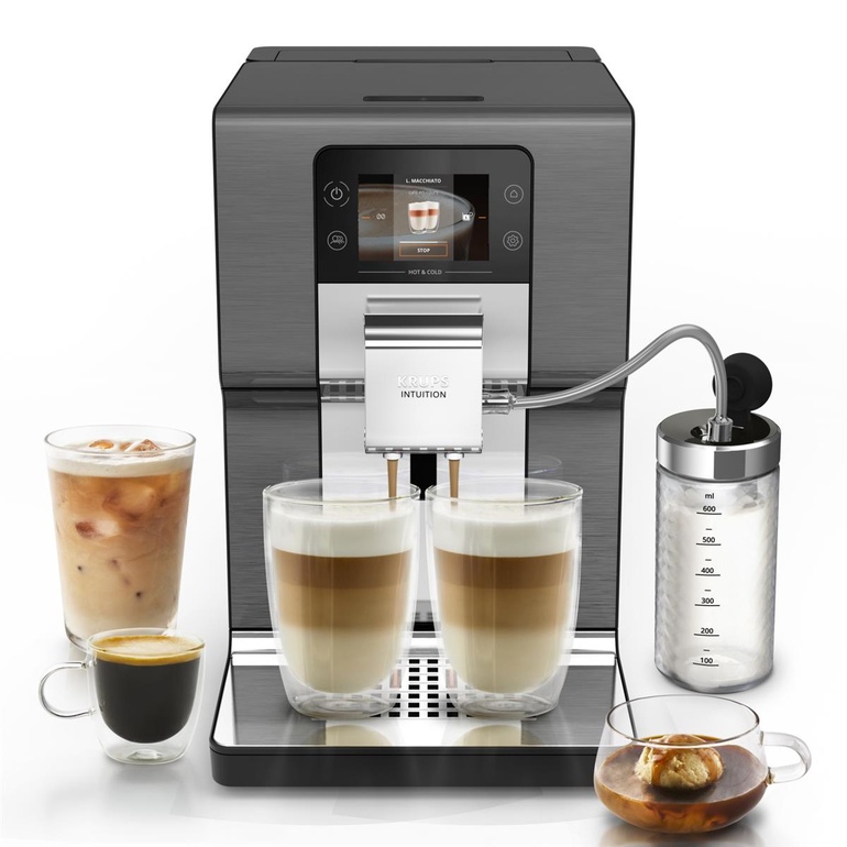 Krups Intuition Experience Automatic Hot and Cold Espresso Coffee Machine - 8010001420