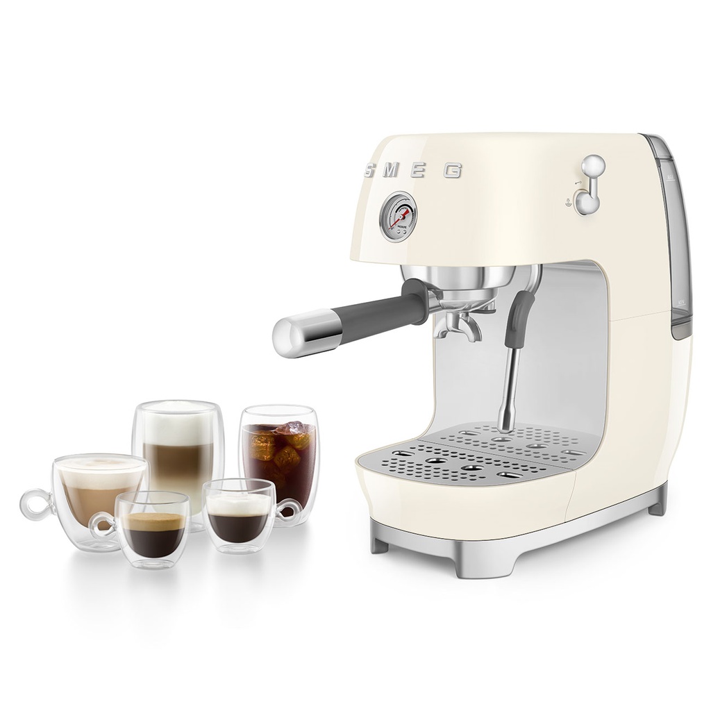 Smeg ECF03CREU Manuel Soğuk Demleme Espresso Makinesi Kreması