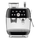 Smeg EGF03BLEU 50'ler Tarzı Dahili Öğütücülü Manuel Espresso Makinesi - Siyah