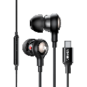 Ugreen USB-C Wired Earphones (Semi-In-Ear) with Microphone & Volume Control - Black 37562