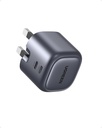 UGREEN USB C Charger 45W Nexode GaN Dual Ports Silver Grey - 90399