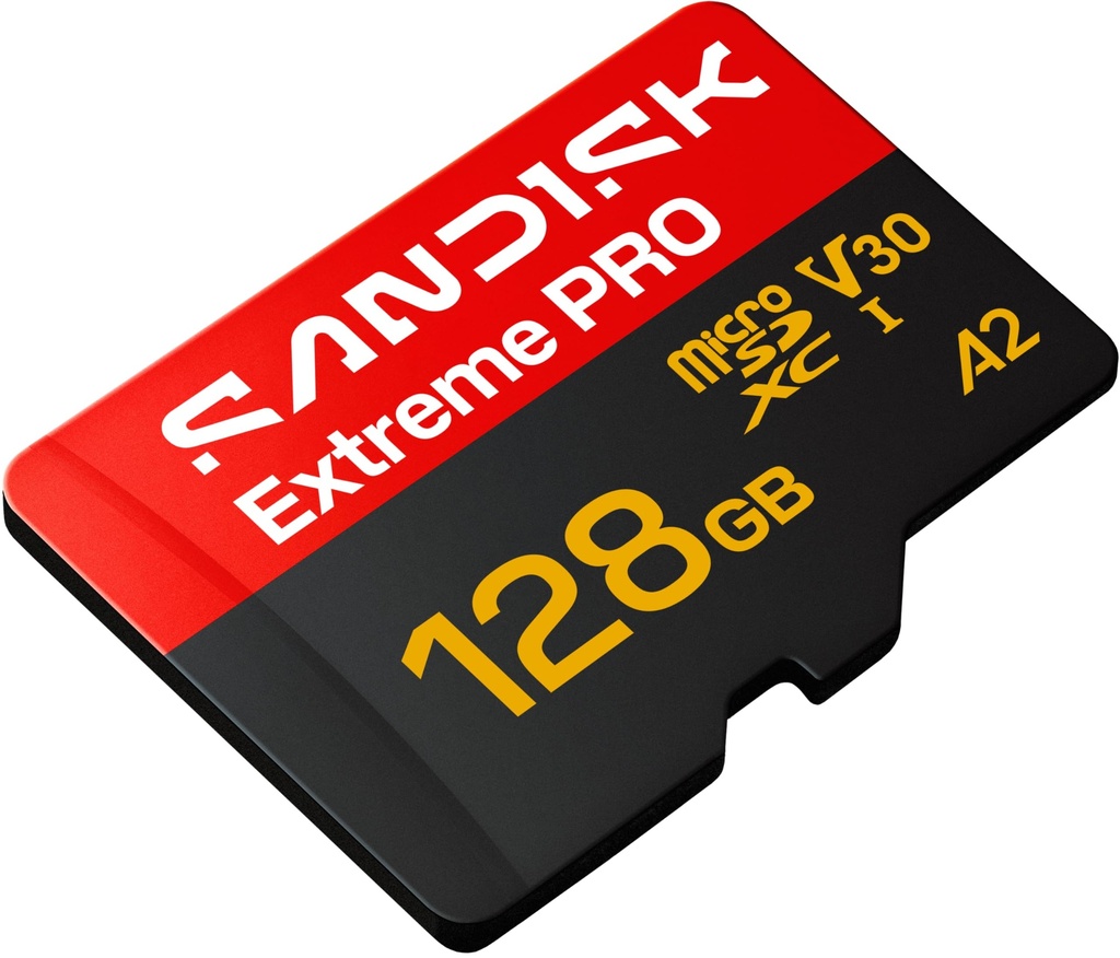 SanDisk Extreme PRO UHS-I microSD + SD Adaptör Kartı 128 GB, 250 MB/s Okuma ve 120 MB/s Yazma Hızları