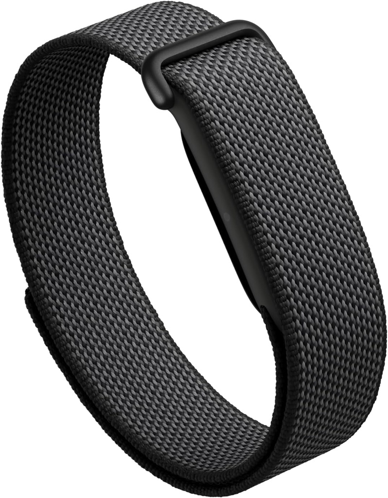 Google Fitbit Air - Screenless Fitness and Health Tracker - Personalized AI-Powered Coaching - Obsidian 
