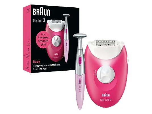 Braun Silk-Epil 3 Easy Hair Removal Device Wet & Dry Epilator - SE 3202 
