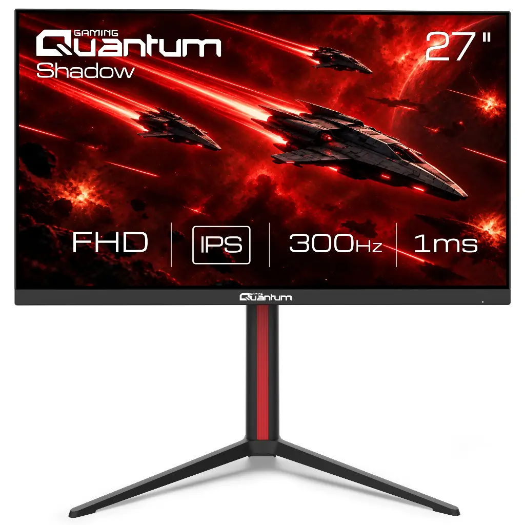 Quantum Shadow MG27B-B 27” 300Hz 1ms IPS 2xHDMI 2xDP Speaker RGB Black Gaming Monitor