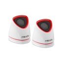 Mikado MD-158 2.0 White USB Speaker