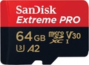 SanDisk 64GB Extreme Pro microSDXC Memory Card SDSQXCU
