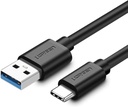 UGREEN USB 3.0 A - Type-C Kablo 2m Siyah