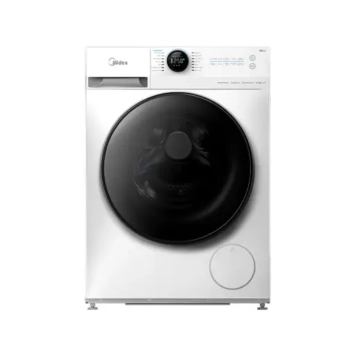 Midea 10KG Front Load Smart Washing Machine with Lunar Dial, 1400 RPM, 14 Programs, Fully Automatic Washer - MF200W100WBW