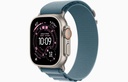 Apple Watch Ultra 3 GPS + Cellular 49mm Natural Titanium Case With Light Blue Alpine Loop MEWM4